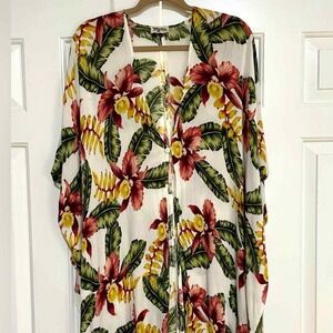 Show Me Your‎ Mumu Tropical open cardigan Swim Coverup, size XS